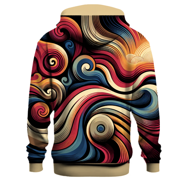 Melodic Music Waves Hoodie