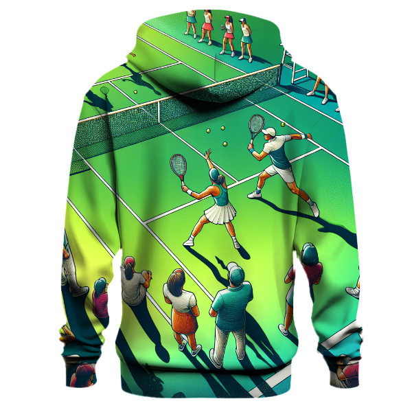 Tennis Court Style Hoodie