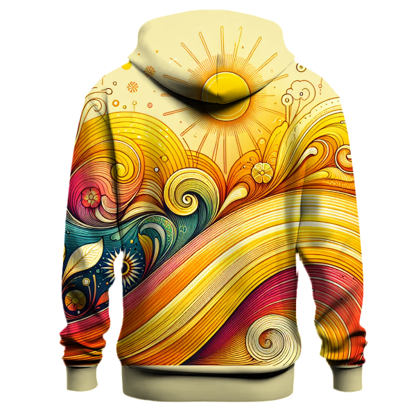 Electric Dawn Gradient Hoodie