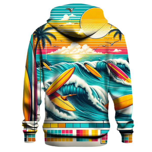 Retro Wave Surf Hoodie