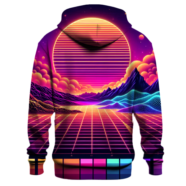 Retro Future Landscape Hoodie