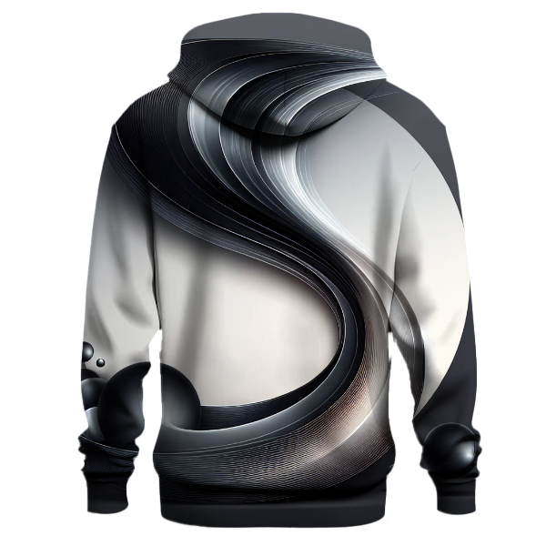 Charcoal Gradient Fade Hoodie