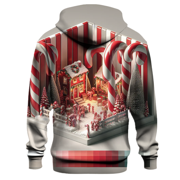 Charming Candy Cane Stripes Hoodie