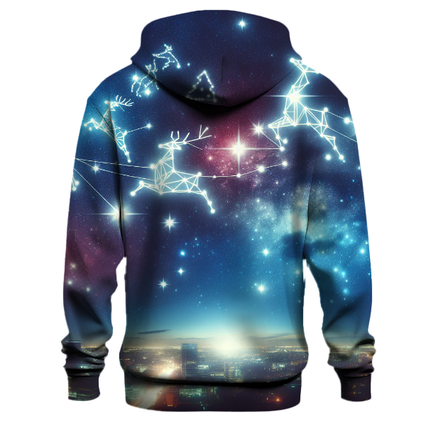 Celestial Christmas Night Hoodie