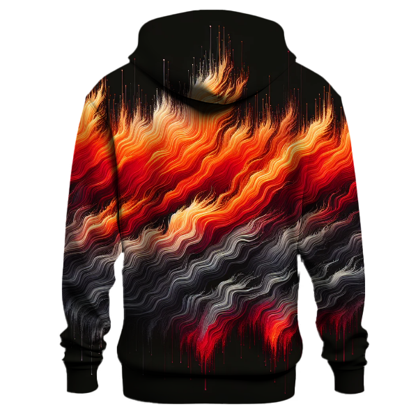 Flaming Ember Gradient Hoodie