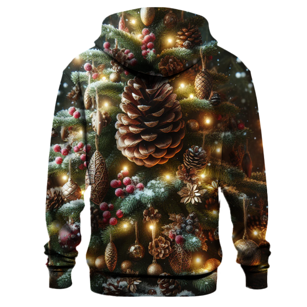 Pinecone Christmas Tree Topper Hoodie