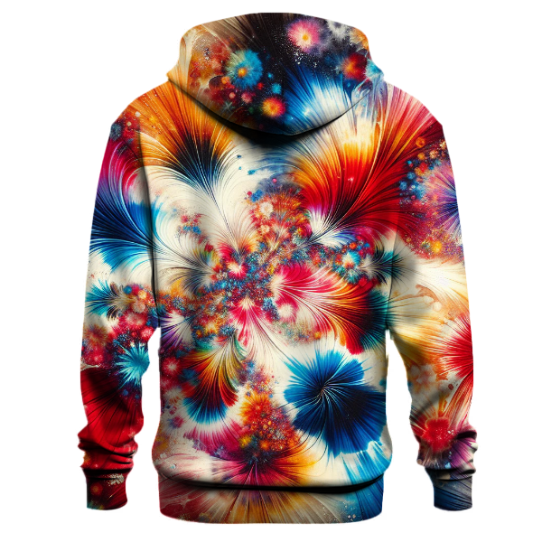 Radiant Fireworks Burst Hoodie