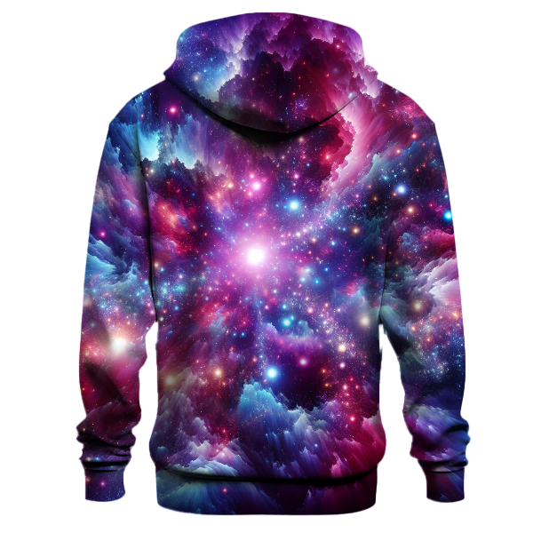 Neon Cosmic Adventure Hoodie