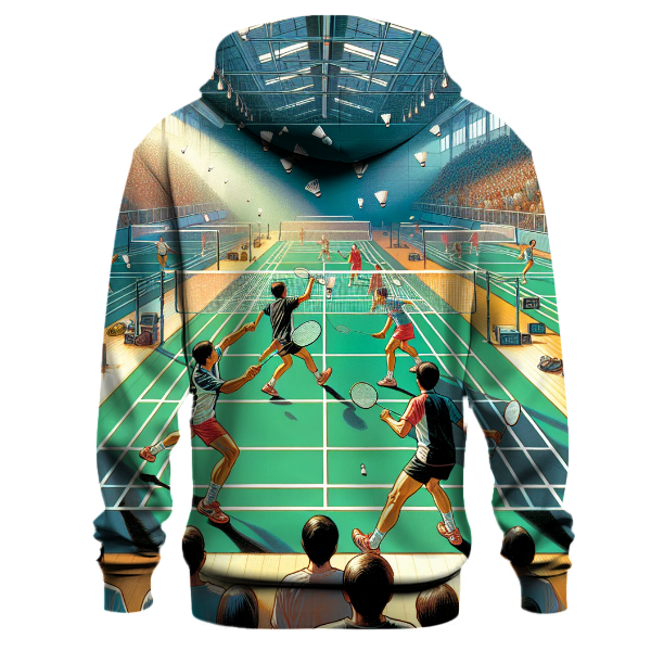 Badminton Net Clash Hoodie
