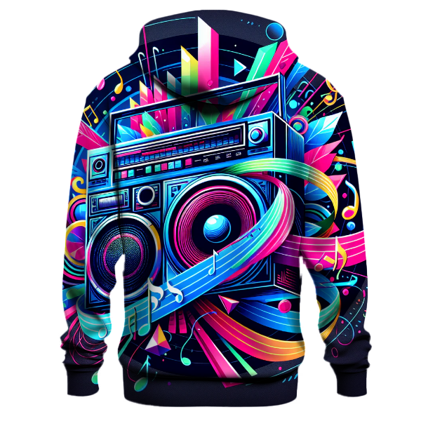Colorful Boombox Remix Hoodie