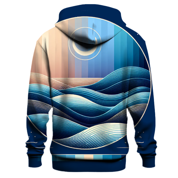 Crescent Wave Whisper Hoodie