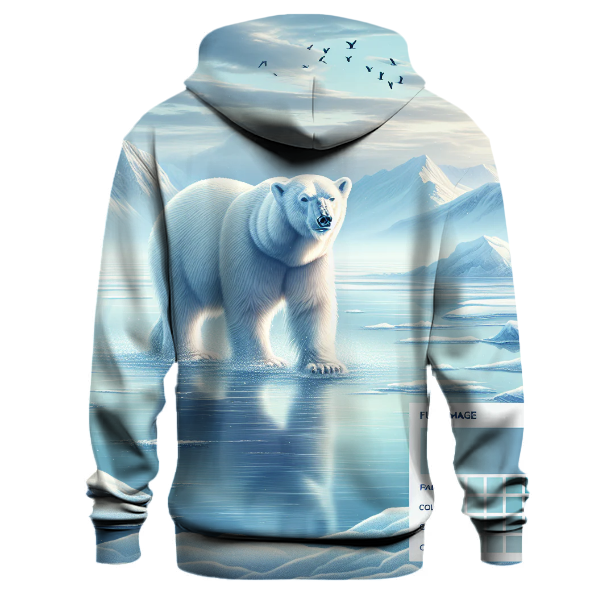 Majestic Polar Bear Serenity Hoodie