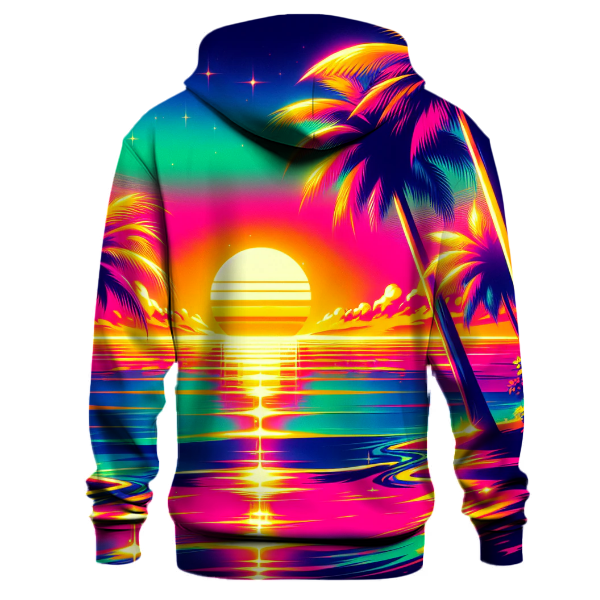 Retro Wave Paradise Hoodie