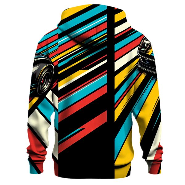 Racing Retro Lines Hoodie