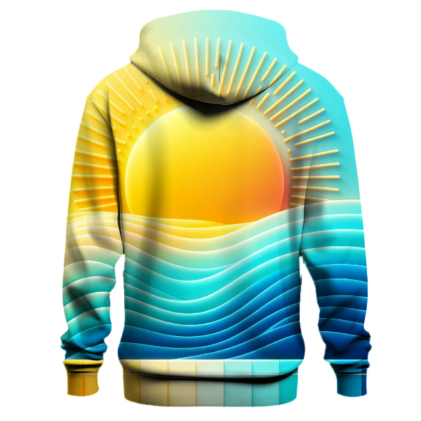 Sunshine Waves Gradient Hoodie