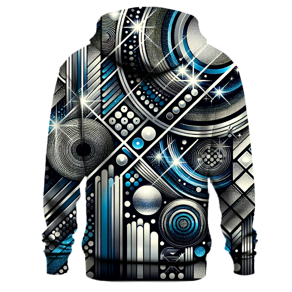 Cosmic Disco Patterns Hoodie