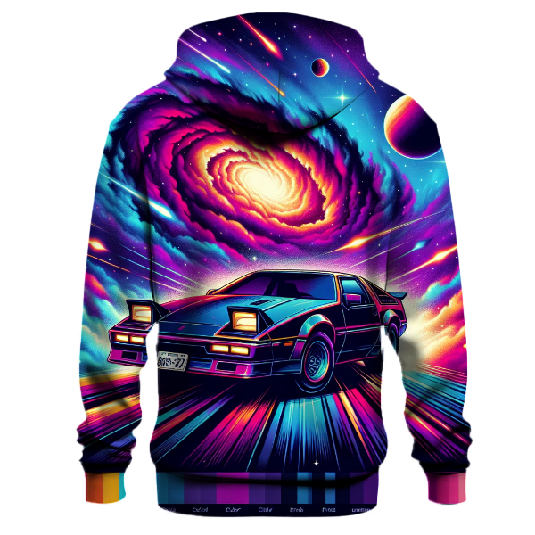 Galactic Retro Road Trip Hoodie