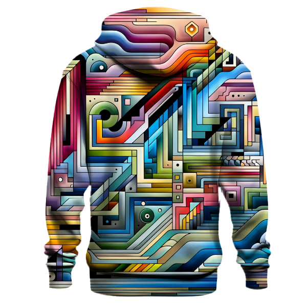 Retro Futuristic Landscapes Hoodie