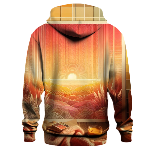 Sunset Glow Gradient Design Hoodie