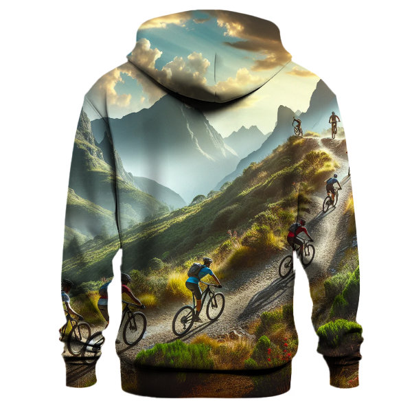 Challenging Mountain Biking Hoodie
