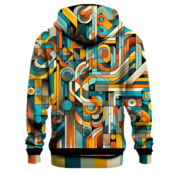 Retro Funky Mosaic Hoodie