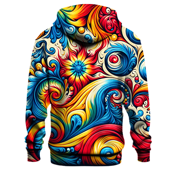 Tie-Dye Waves Hoodie