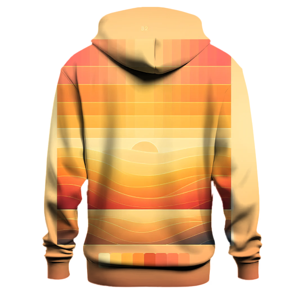 Amber Sunset Horizon Hoodie