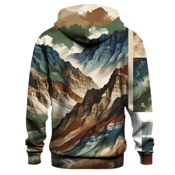 Mountain Breeze Tie-dye Design Hoodie