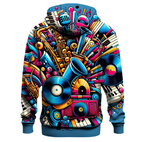Retro Music Celebration Hoodie