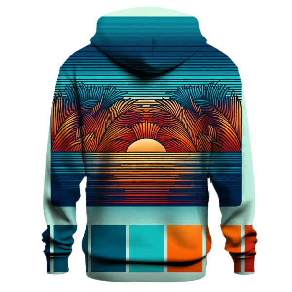 Tropical Sunset Vibe Hoodie