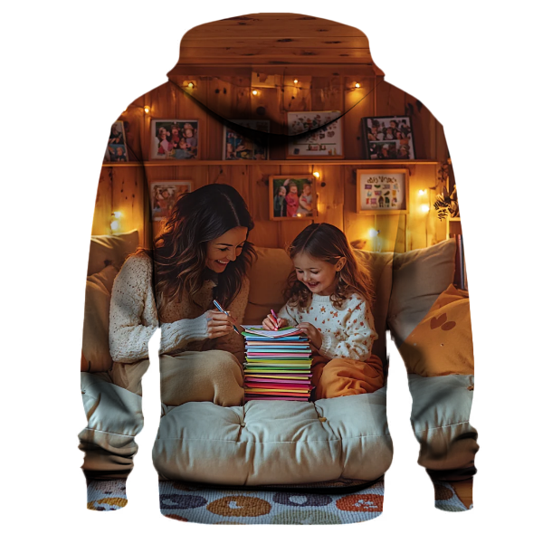 Whispers of Love A Personalized Book of Letters Hoodie