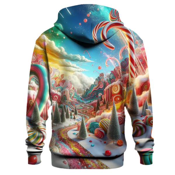 Sweet Candy Cane Land Hoodie