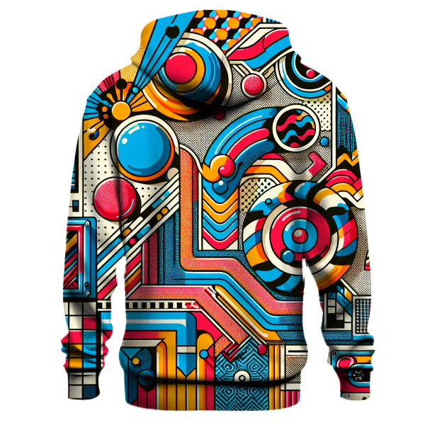 Retro Pop Collage Hoodie