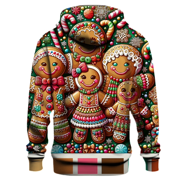 Joyful Gingerbread Family Hoodie