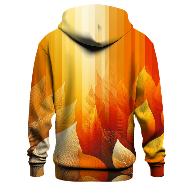 Fiery Autumn Fusion Hoodie