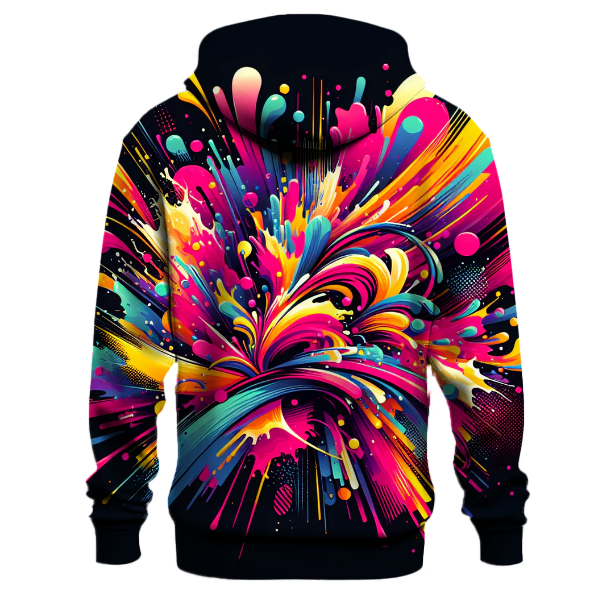 Radical Color Splash Hoodie