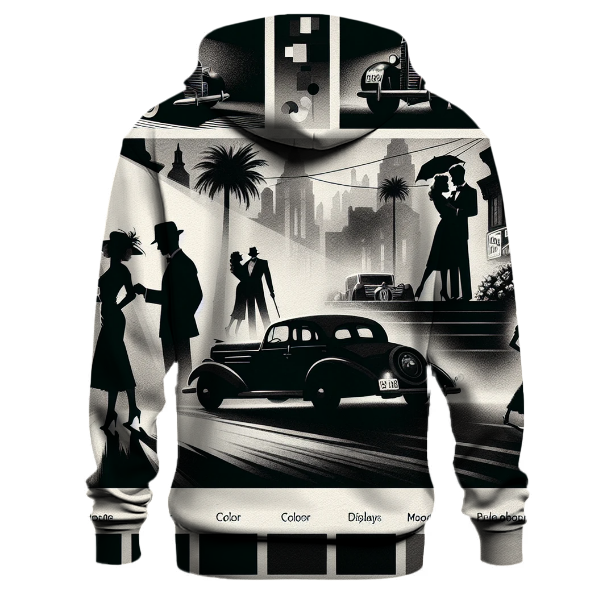 Retro Film Noir Style Hoodie