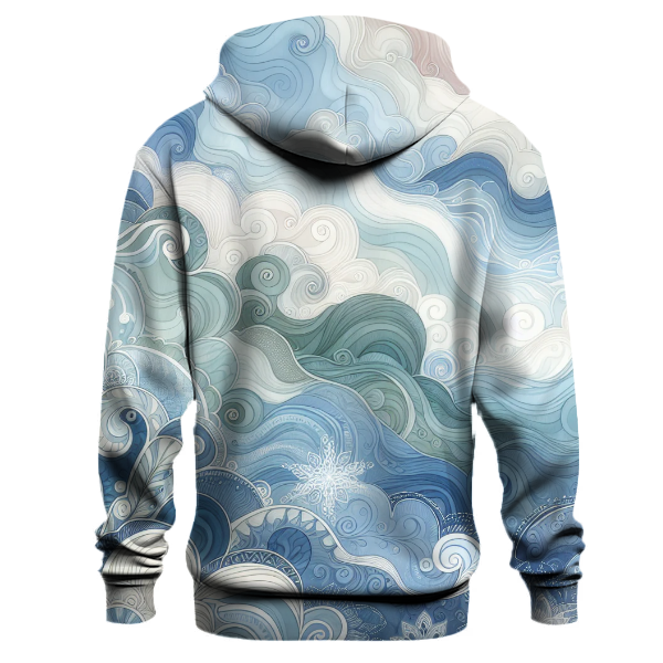 Cerulean Breeze Design Hoodie