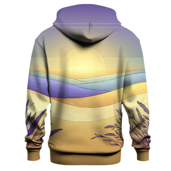Lavender Fields Sunset Hoodie