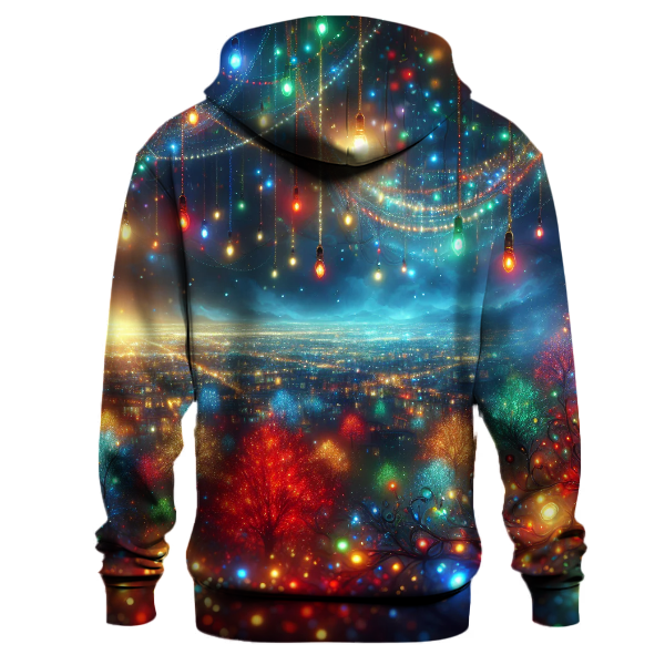 Joyful Christmas Lights Extravaganza Hoodie