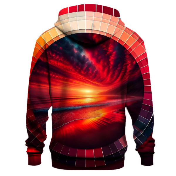 Crimson Shoreline Hoodie