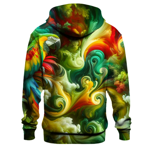 Jungle Parrot Burst Hoodie