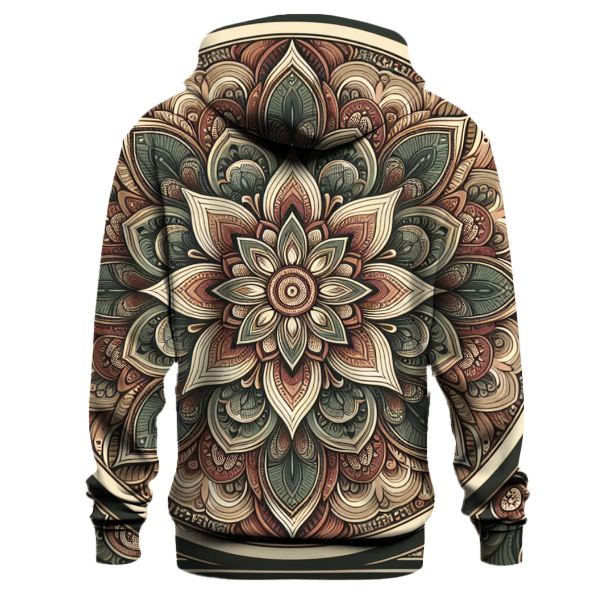 Rustic Boho Mandala Hoodie