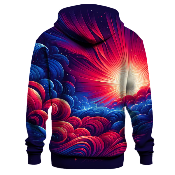 Crimson Dawn Blend Hoodie