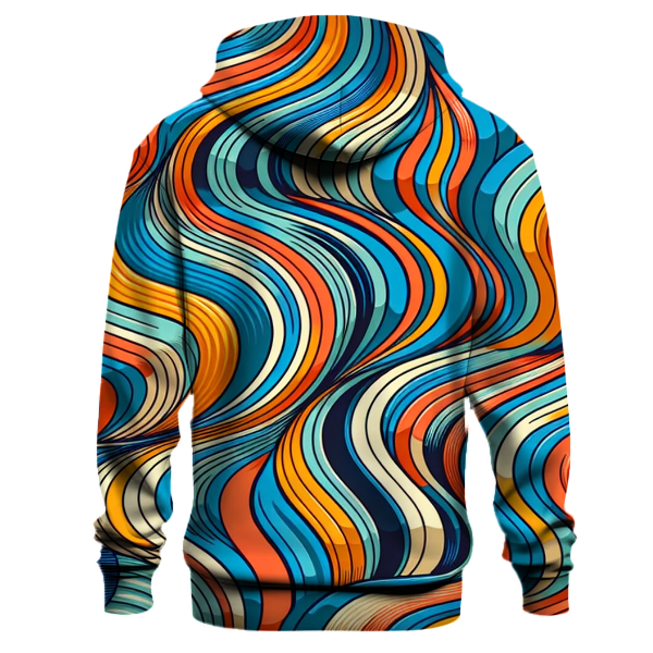 Retro Striped Bliss Hoodie