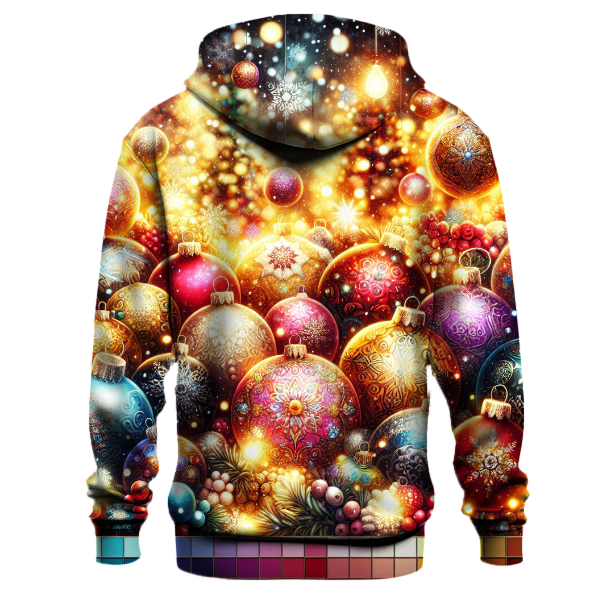 Holiday Lights and Ornaments Hoodie
