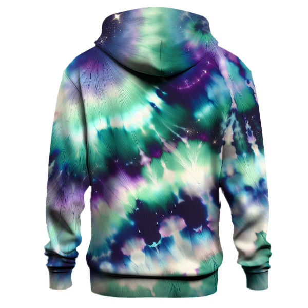 Aurora Skies Tie-dye Design Hoodie