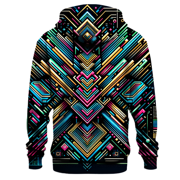 Geometric Pulse Hoodie