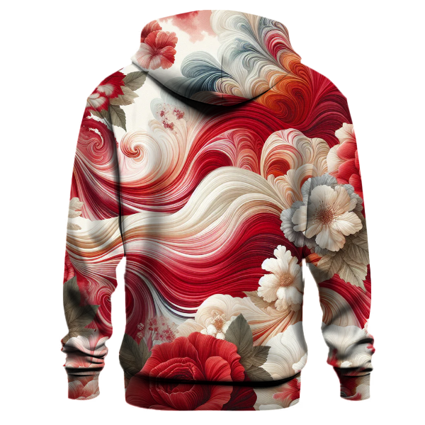 Crimson Blossom Hoodie