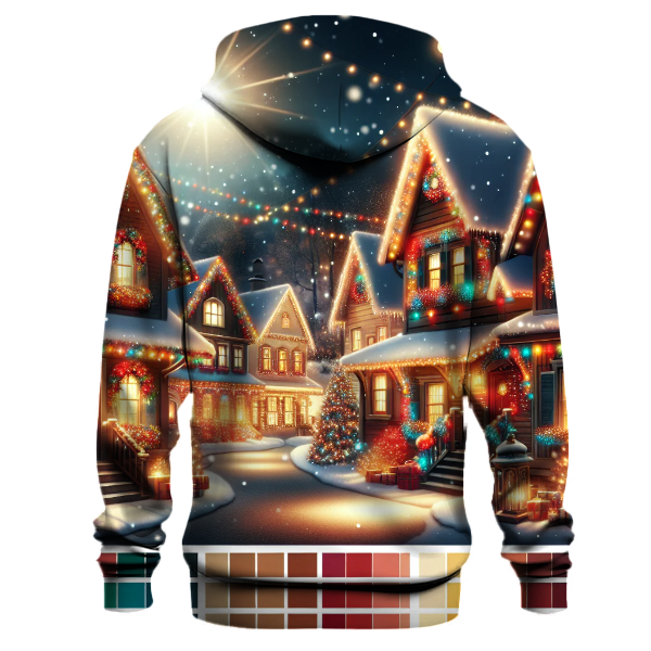 Glistening Christmas Village Hoodie